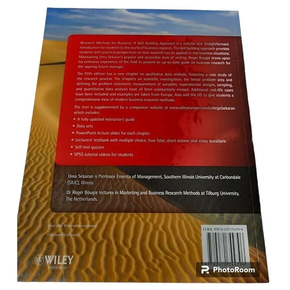 Research Methods for Business : A Skill Building Approach by Roger Bougie and... - Picture 2 of 8